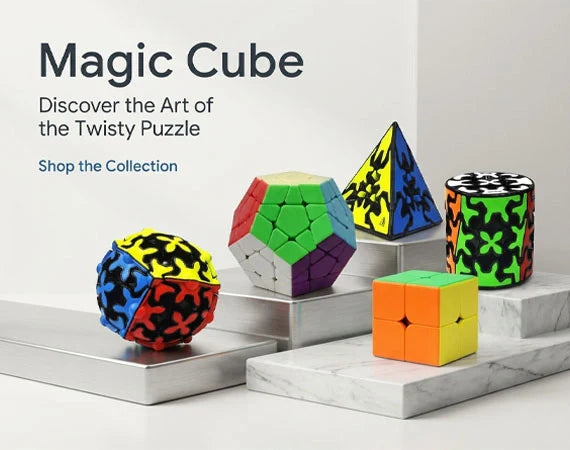 Magic Cube puzzle collection including 3x3, 4x4 speed cubes and brain teaser toys for kids and adults | Saleemi Book Depot