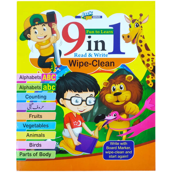 9 in 1 Read & Write Wipe Clean