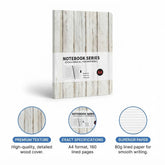 A4 Textured Hardcover Notebook