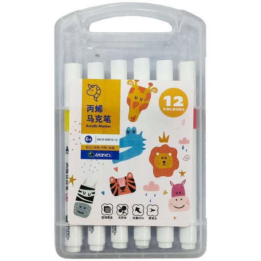 Acrylic Marker Colour Maries Art No SD010 - Saleemi Book Depot in pakistan