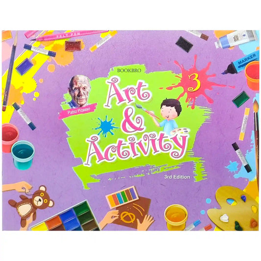 Art And Activity 3 AL Bakio Book Bro 1B73 - Saleemi Book Depot in pakistan