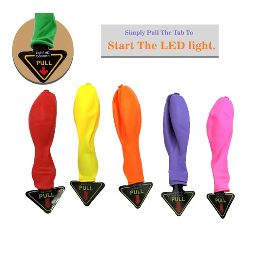 Birthday Light Up Balloons Set OF 5Pcs - Saleemi Book Depot in pakistan