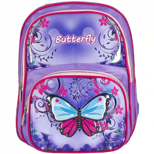 Butterfly Embossed School Bag - Saleemi Book Depot