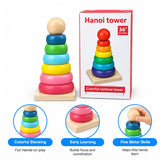 Wooden Rainbow Tower Small