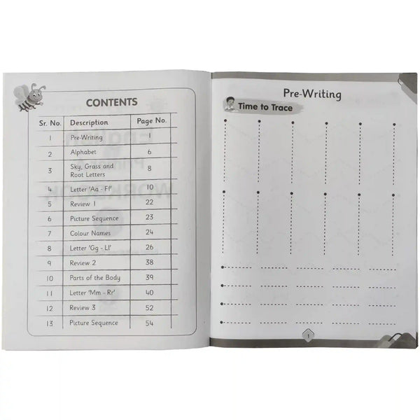 English Primer Nursery WB 1 SNC Afaq Sun Series - Saleemi Book Depot in pakistan