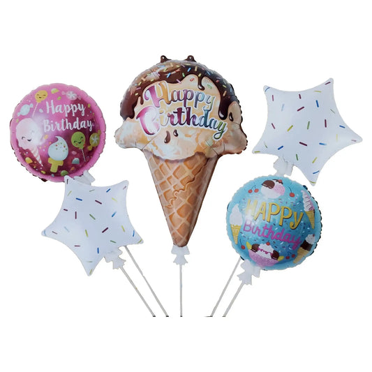 Ferozen Foil Balloon 5pcs Set - Saleemi Book Depot in pakistan