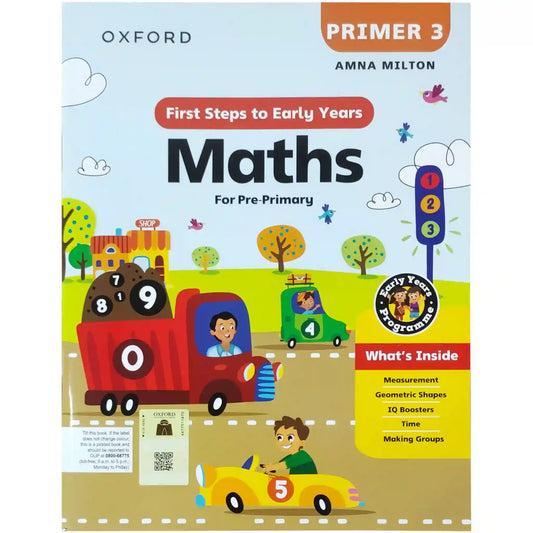 First Step To Early Years Math Primer 3 - Saleemi Book Depot in pakistan