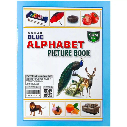 Gohar Blue Alphabet Picture Book - Saleemi Book Depot