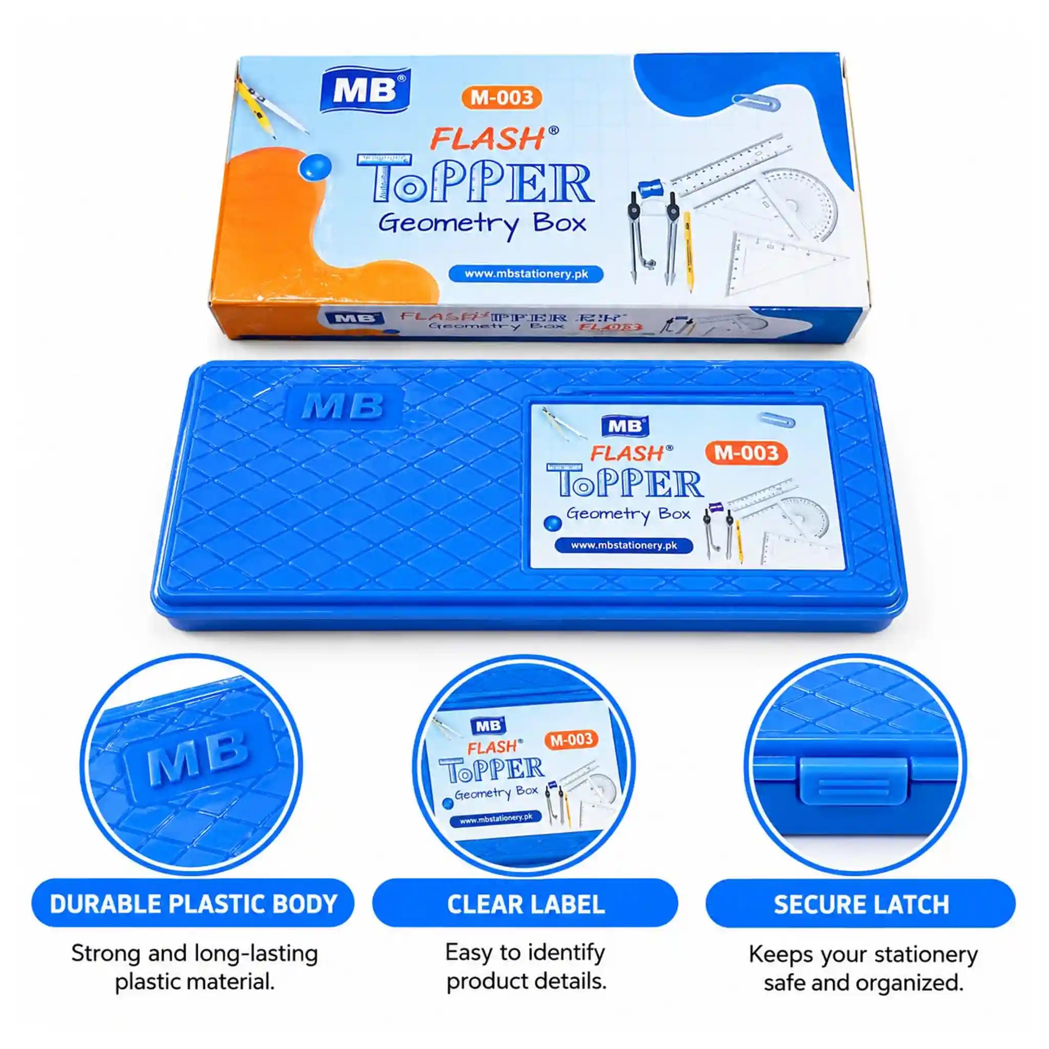 MB Flash Topper Geometry Box M003 - Saleemi Book Depot in pakistan