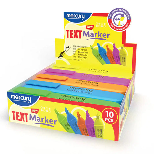 Mercury Flat Highlighter - Saleemi Book Depot in pakistan