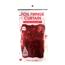 Metallic Tinsel Fringe Foil Straight Curtain Party