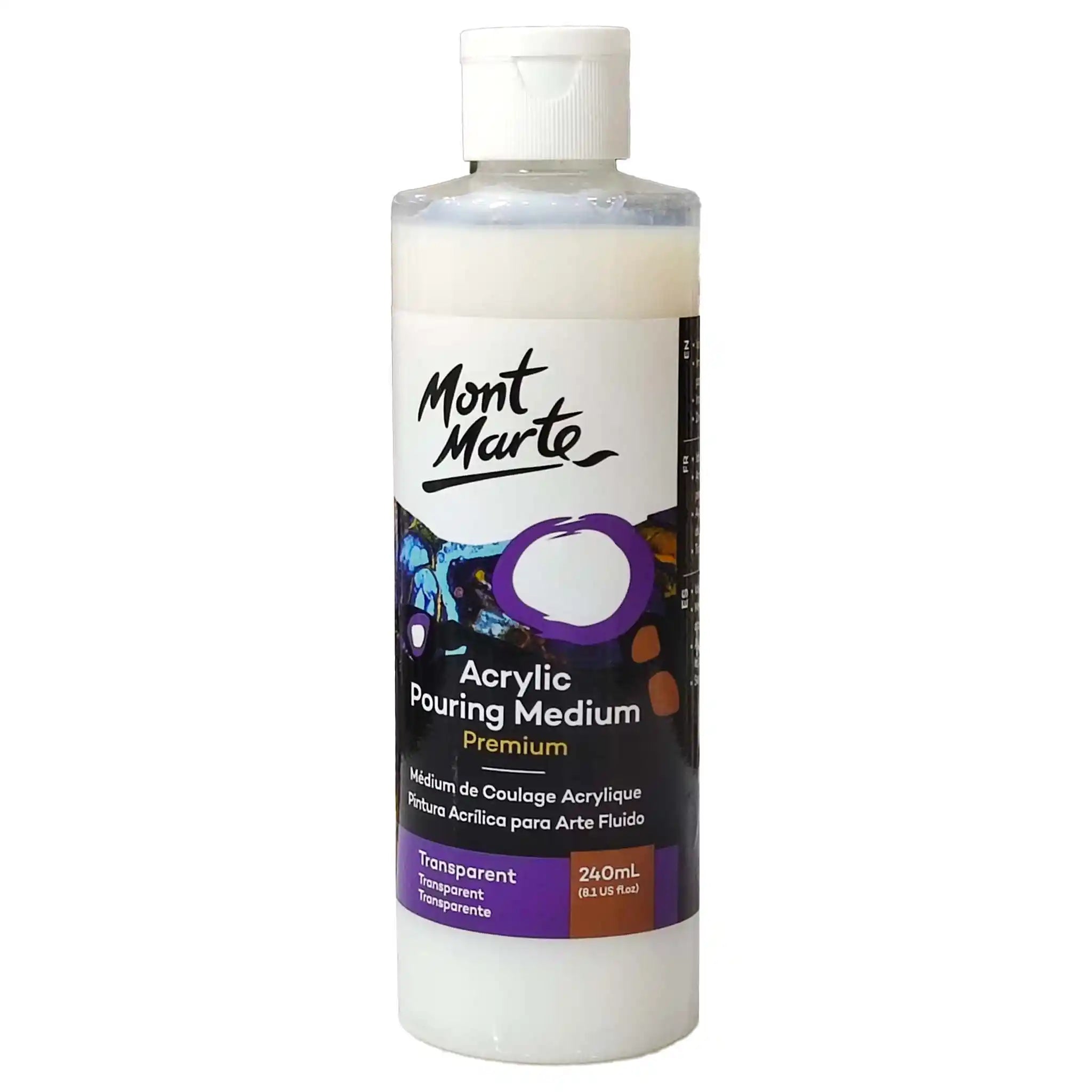 Mont Marte Acrylic Pouring Medium 240ml - Saleemi Book Depot