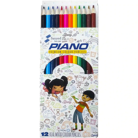 Piano 12 Colour Premium Card - Saleemi Book Depot in pakistan