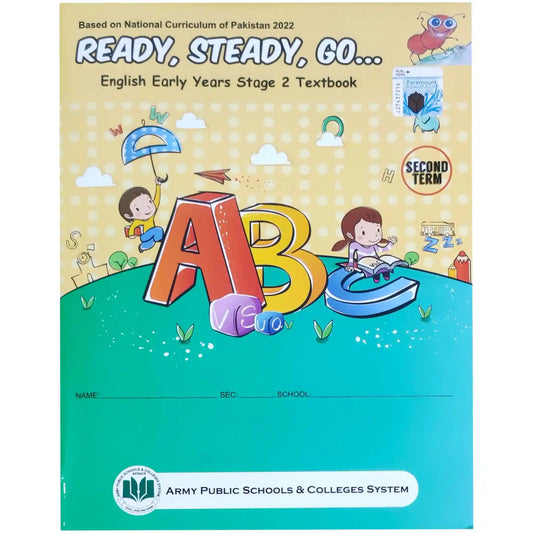 Ready Steady Go English KG Second Term Aps - Saleemi Book Depot in pakistan