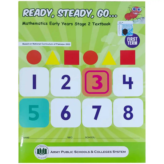 Ready Steady Go Math KG First Term Aps - Saleemi Book Depot in pakistan