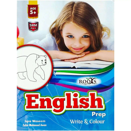 Roots English Prep workbook Age 5+ SRM Pre 1 - Saleemi Book Depot