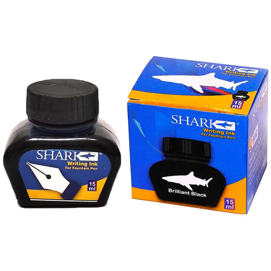 Shark Fountain Pen Ink Bottle 15ml FPI-15 - Saleemi Book Depot in pakistan