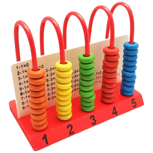 Wooden vertical abacus for children - Saleemi Book Depot in pakistan