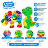 Wooden Educational Alphabet & Numbers Jigsaw Puzzle