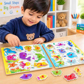 Wooden Puzzle Board knobbed - Saleemi Book Depot in pakistan