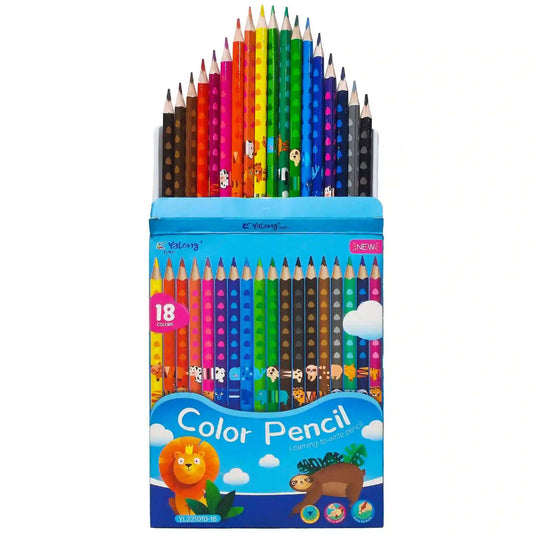 Yalong 18 Colour Pencils YL221006-18 - Saleemi Book Depot