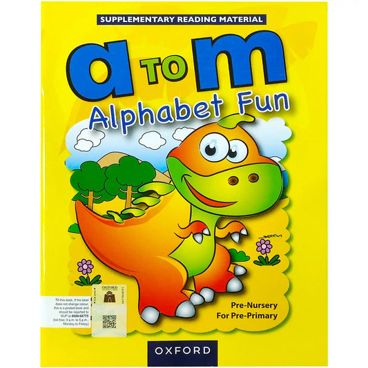 a To m Alphabet Fun Pre Nursery Oxford - Saleemi Book Depot