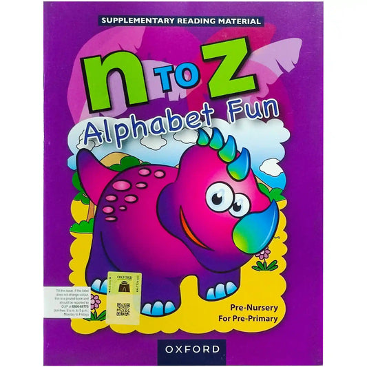 n To z Alphabet Fun Pre Nursery Oxford - Saleemi Book Depot
