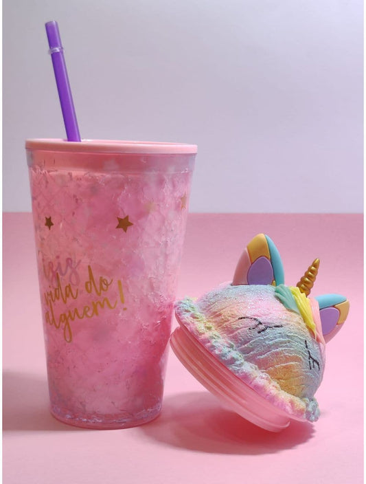 Caticorn Cold Cup Premium Quality , Straw Included - Saleemi Book Depot in pakistan