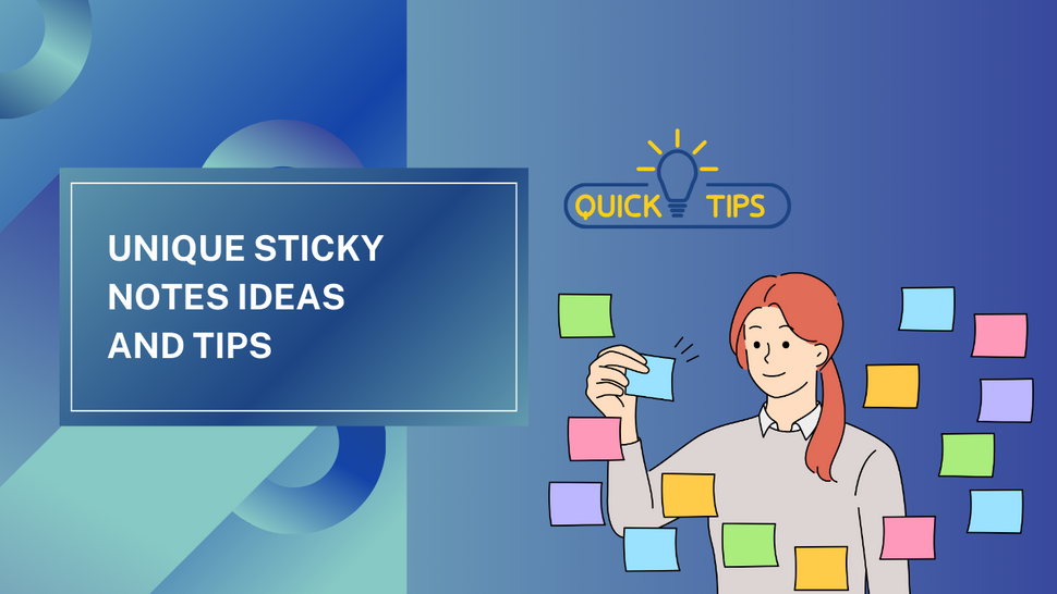 Tips Sticky Note Unique Sticky Notes Ideas: Boost Space & Productivity