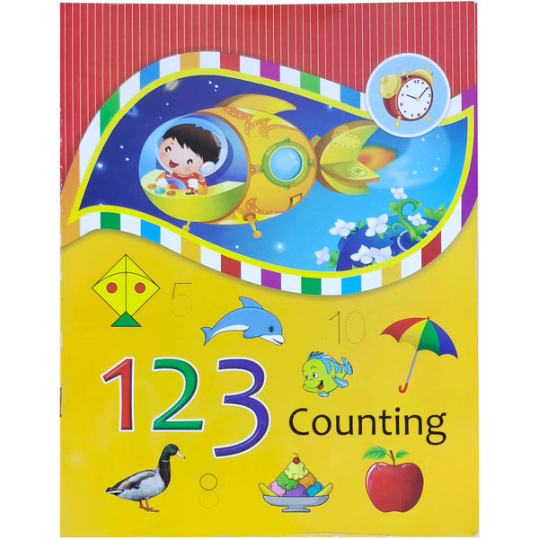 123 Counting Picture and Tracing Book
