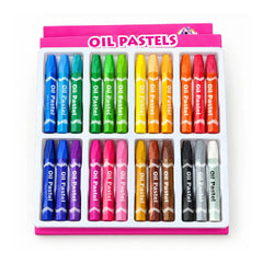 24 colors oil pastel