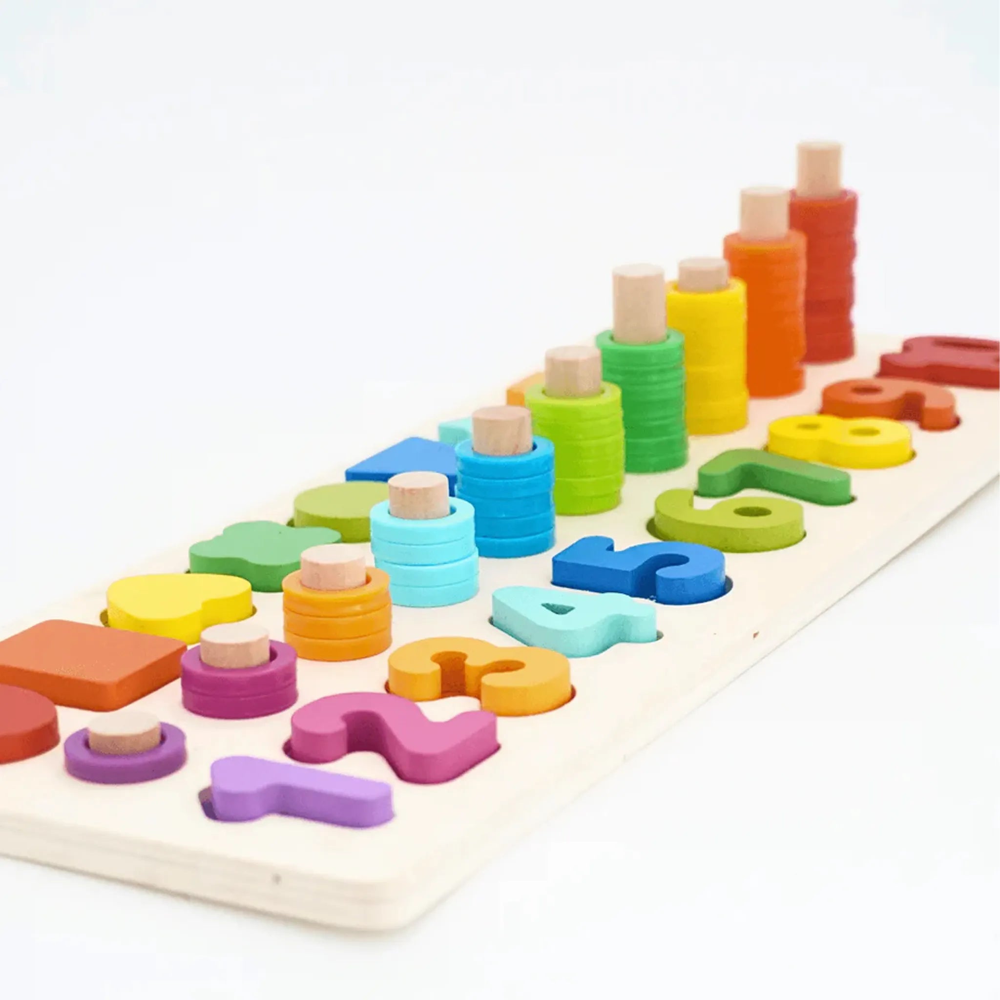 3 in 1 Digital Shape Pairing Number Shapes & Counting Puzzle Board - Saleemi Book Depot in pakistan