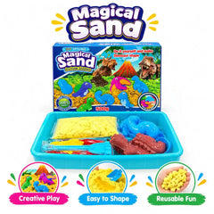 3D Dinosaur Magic Sand Play Set 500g