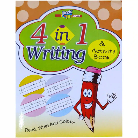 4 in 1 Writing and Activity Book - Saleemi Book Depot in pakistan