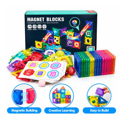40 Pcs Magnetic Tiles Building Blocks Educational Toy for Kids