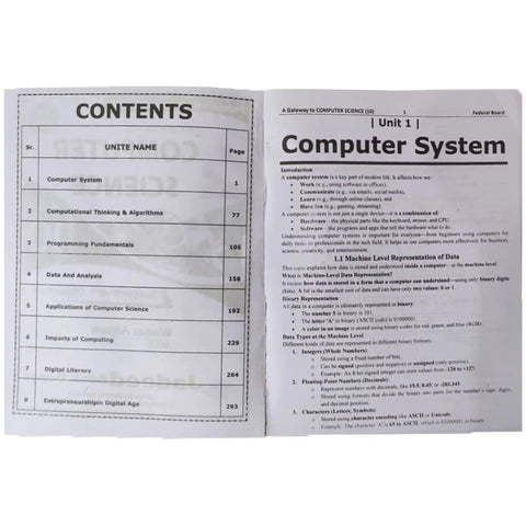 A Gateway To Computer Science Level 10 Jadeed Book Depot - Saleemi Book Depot in pakistan