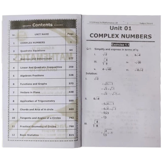 A Gateway To Mathematics Level 10 Jadeed Book Depot
