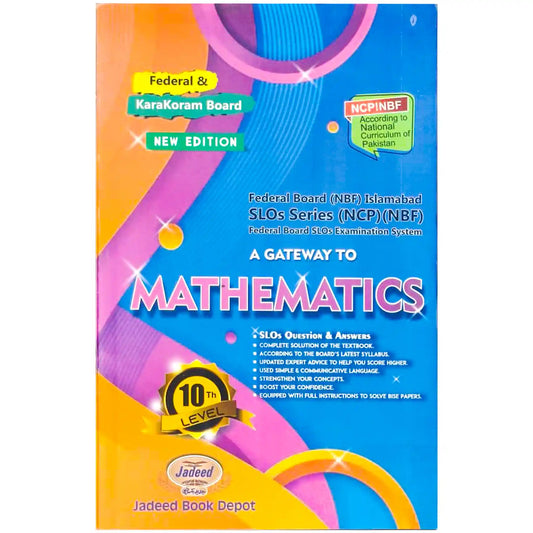 A Gateway To Mathematics Level 10 Jadeed Book Depot