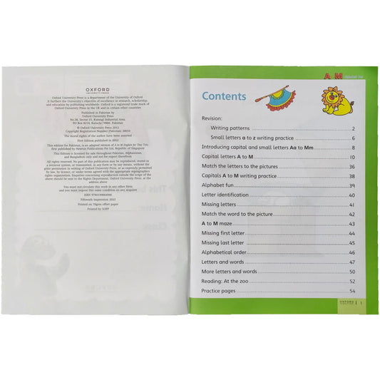 A To M Alphabet Fun Nursery Oxford - Saleemi Book Depot 