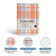 A4 Textured Hardcover Notebook