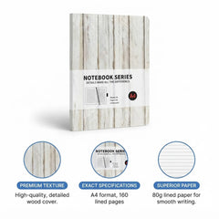 A4 Textured Hardcover Notebook
