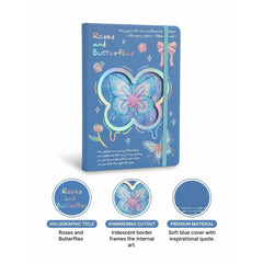 A5 Butterfly Interstitial Grating Notebook