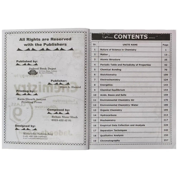 A Gateway To Chemistry Level 9 Jadeed Book Depot