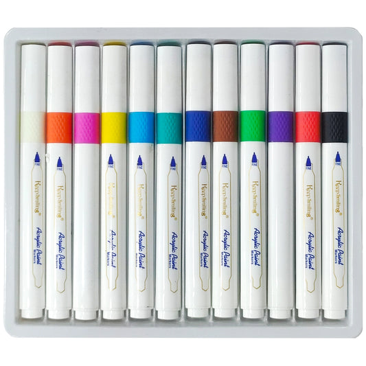 Acrylic Bullet Tip Paint Markers 24pcs Box APM002 - Saleemi Book Depot 