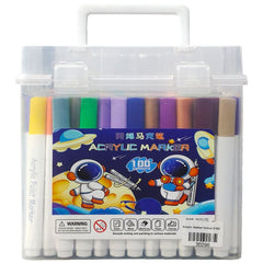 Acrylic Marker Colours 100PCS GB21027-2007 - Saleemi Book Depot in pakistan