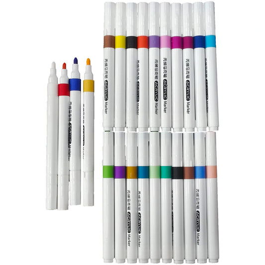 Acrylic Marker Colours 24PCS Art No 2118-24 - Saleemi Book Depot in pakistan