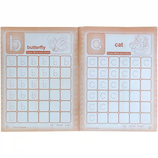 Alphabet Small Letters Handwriting Practice Book - Saleemi Book Depot in pakistan