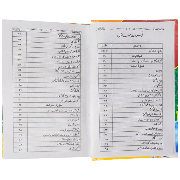 Ambar Ul Yam Urdu Tafseer Para Amm