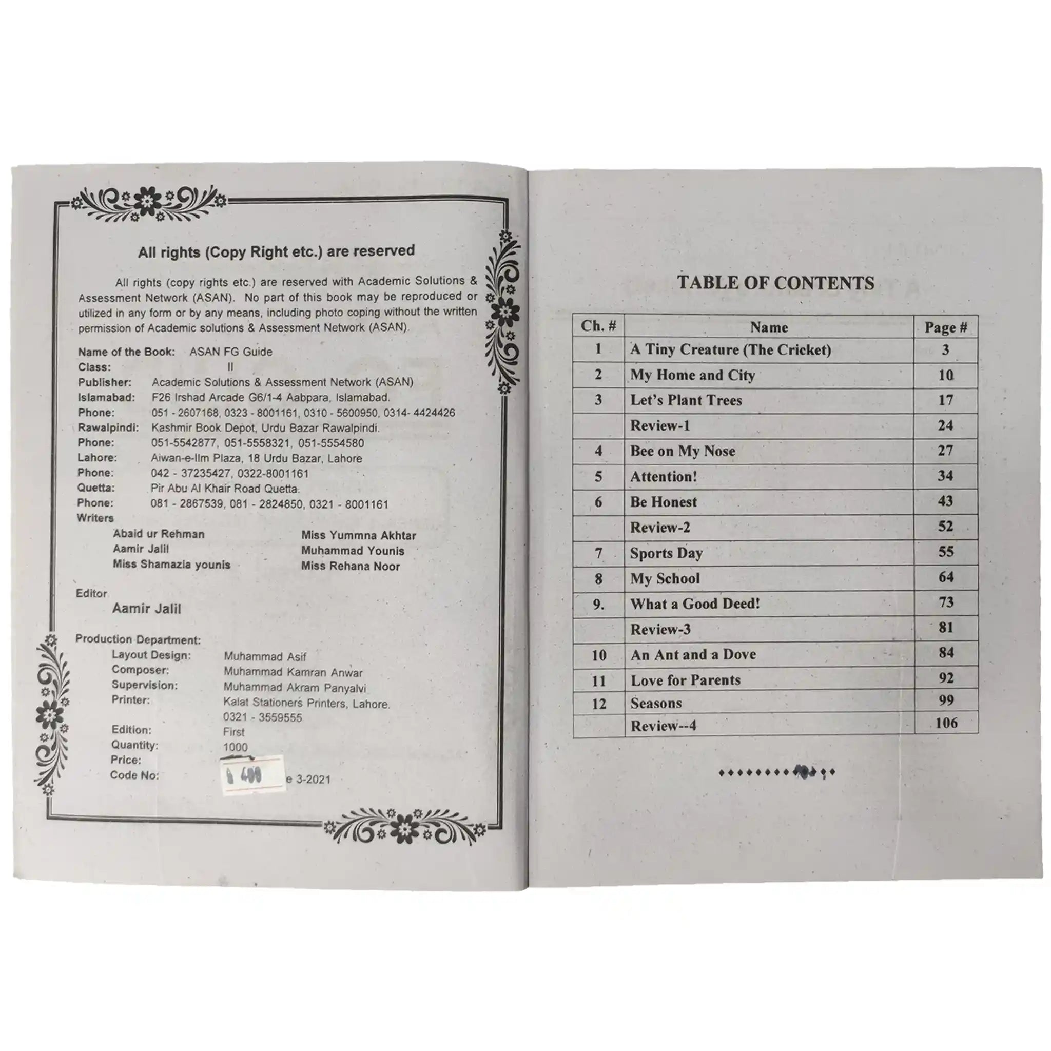 Asan FG Teacher Guide Class 2