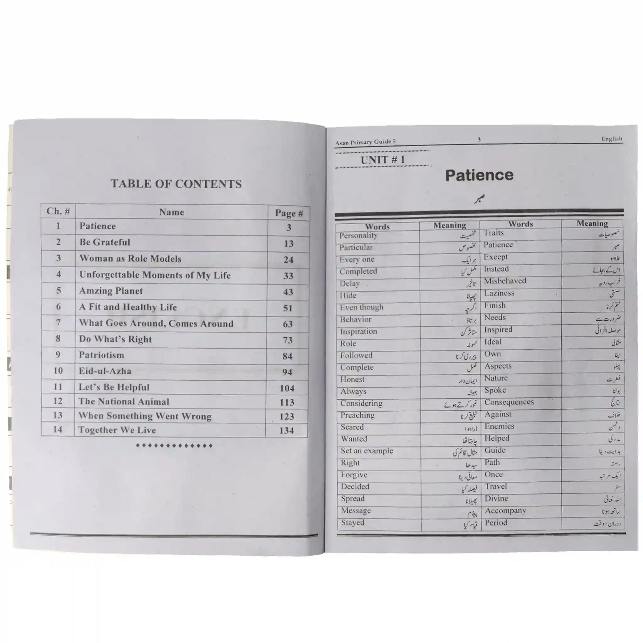 Asan FG Teacher Guide Class 5 - Saleemi Book Depot in pakistan